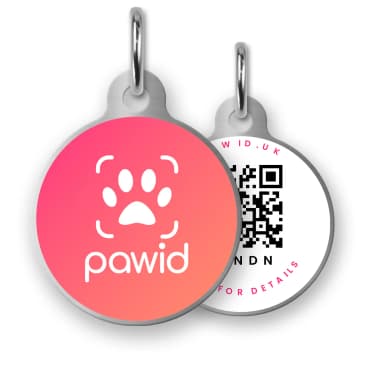 Paw ID QR code dog tag - Original